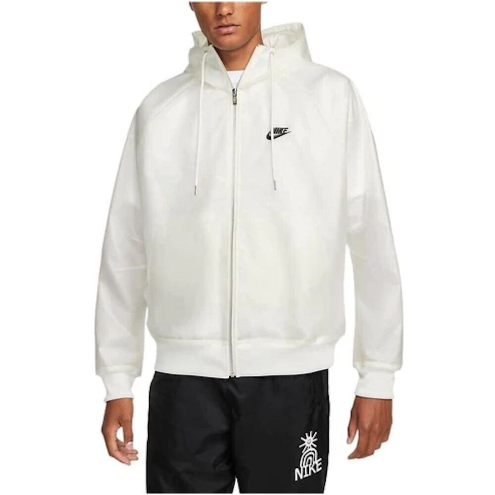 Nike Vintage Rare Windrunner Nylon Jacket Running All White Small